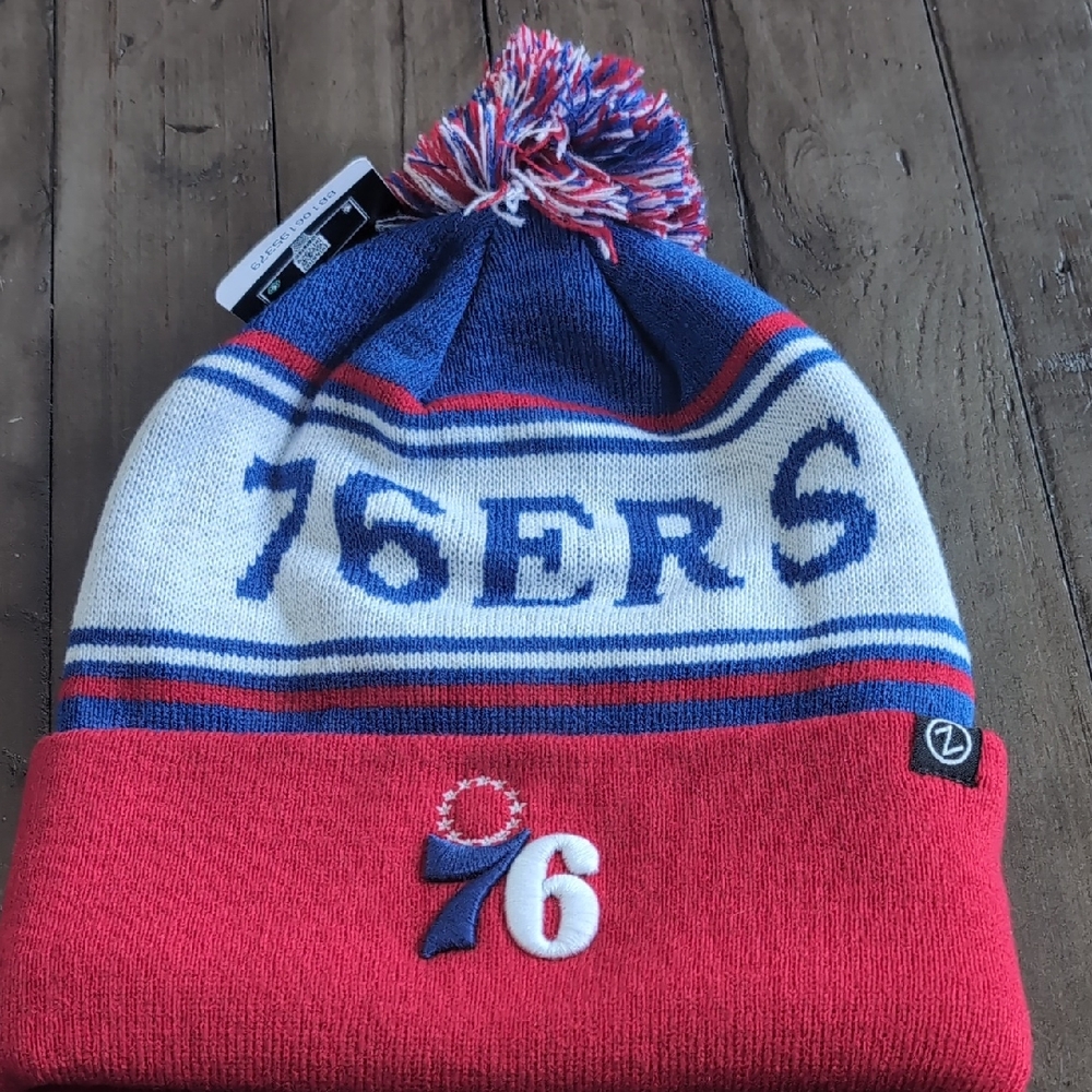 NBA 76ers Beanie - Red, White, and Blue